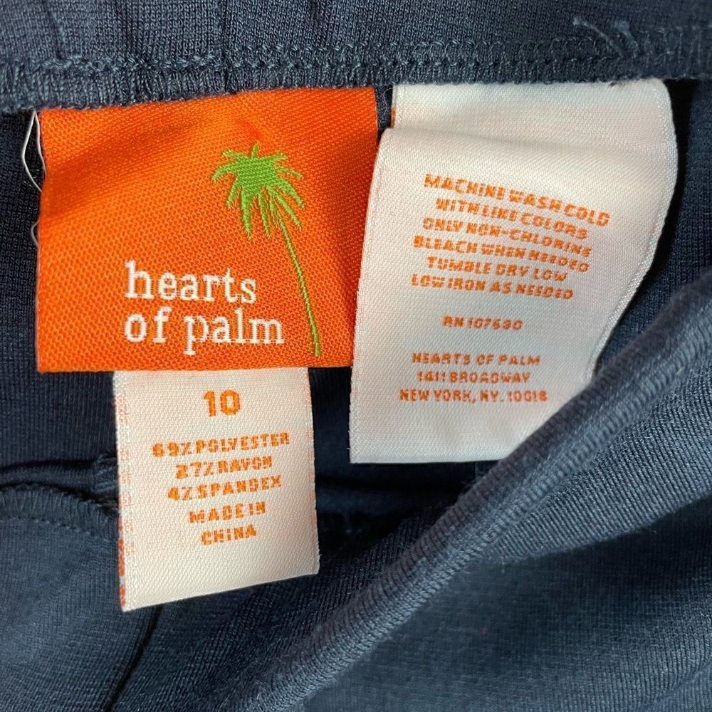 NWT Hearts of Palm Navy Blue Pants Size 10 - Picture 3 of 6